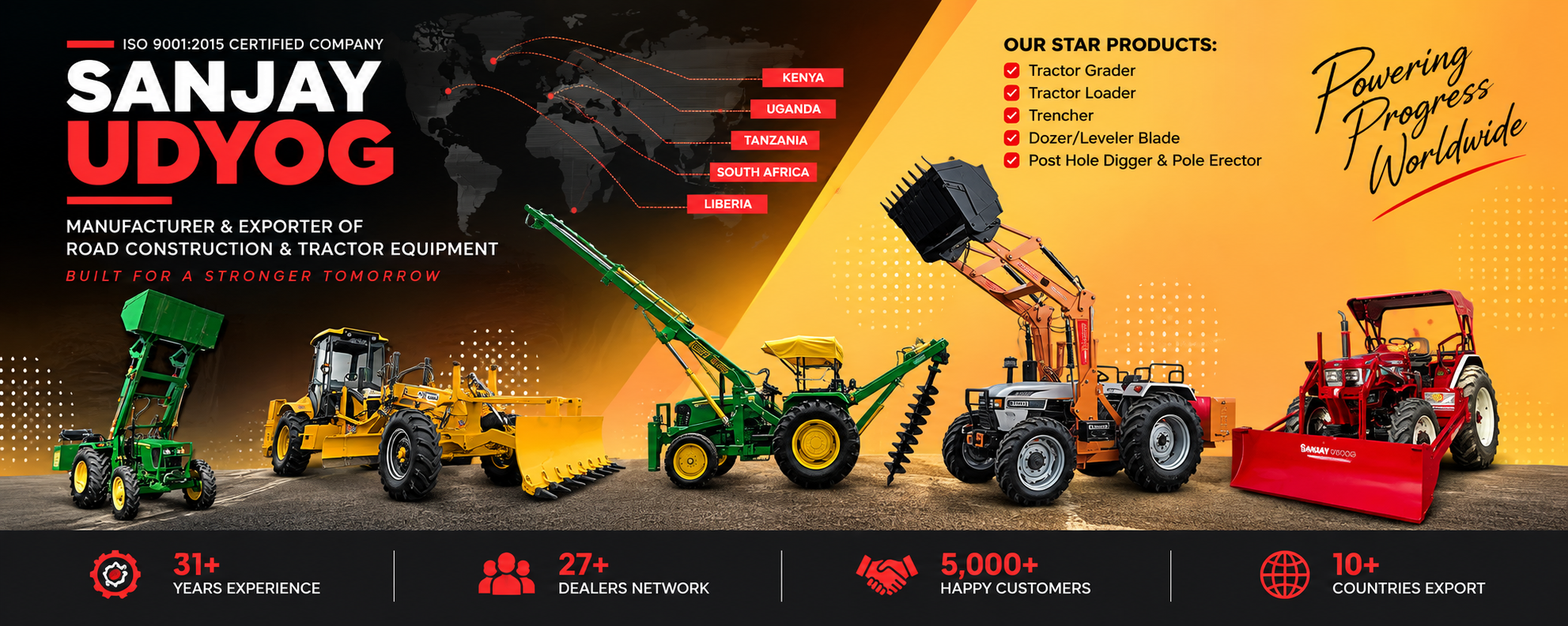 Sanjay Udyog - Road Construction and Tractor Equipment Manufacturer