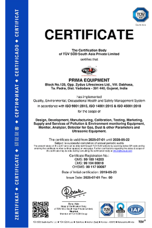 TUV iso certificate