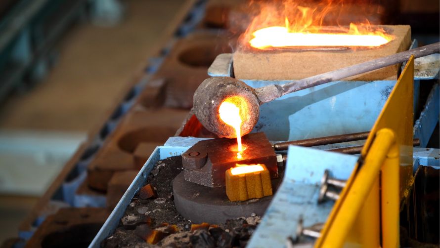 Metal Casting, Cooling & Storage