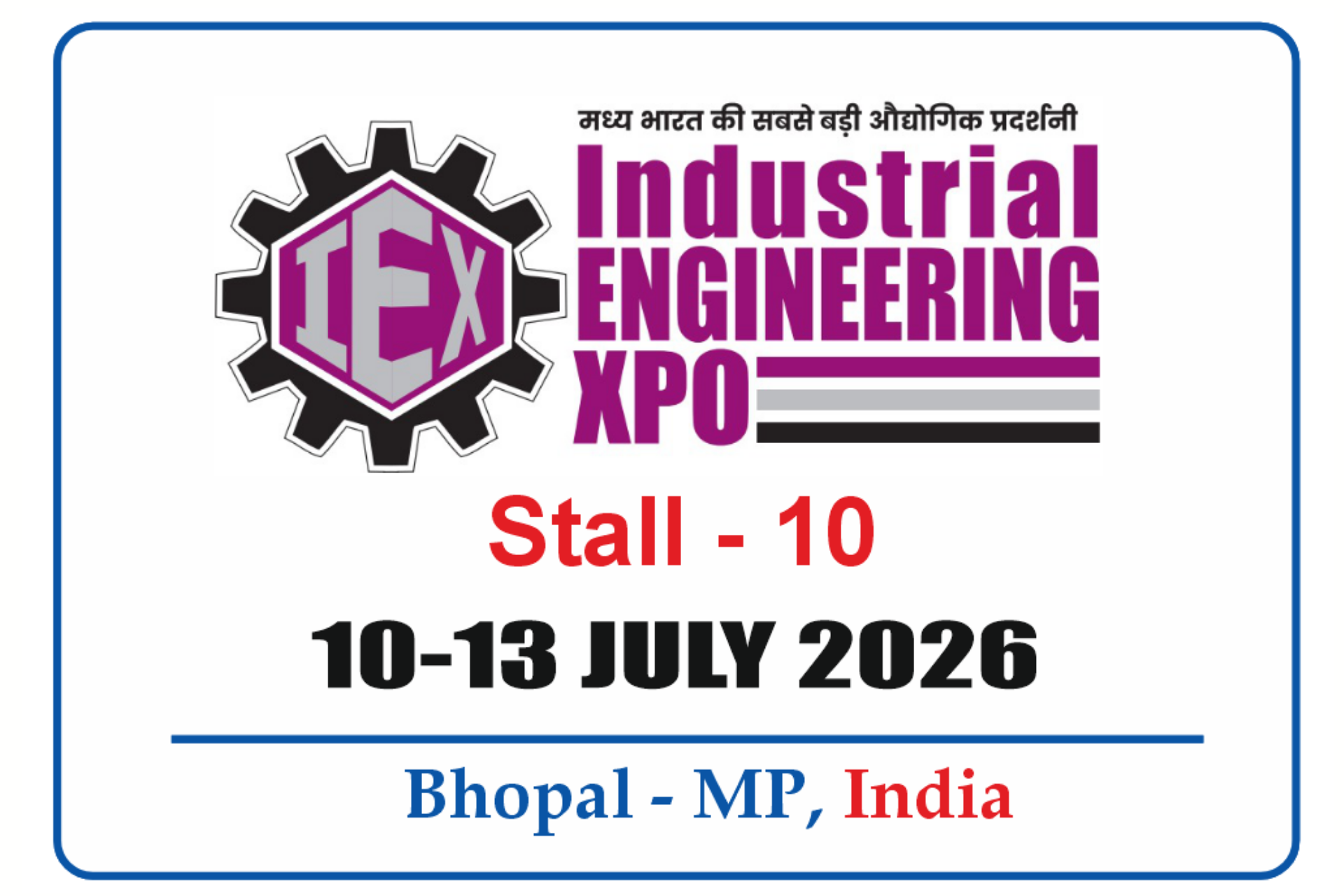 industrial engineering expo bhopal 2026
