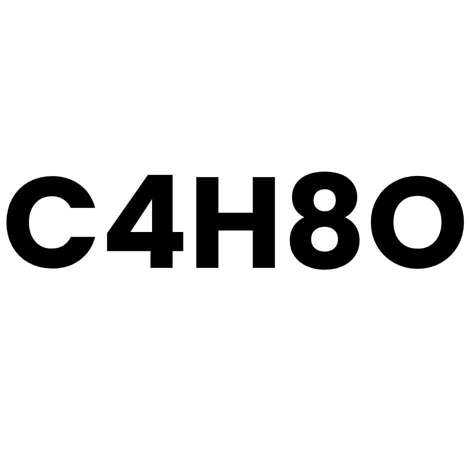 C4H8O molecular formula for methyl ethyl ketone (MEK).