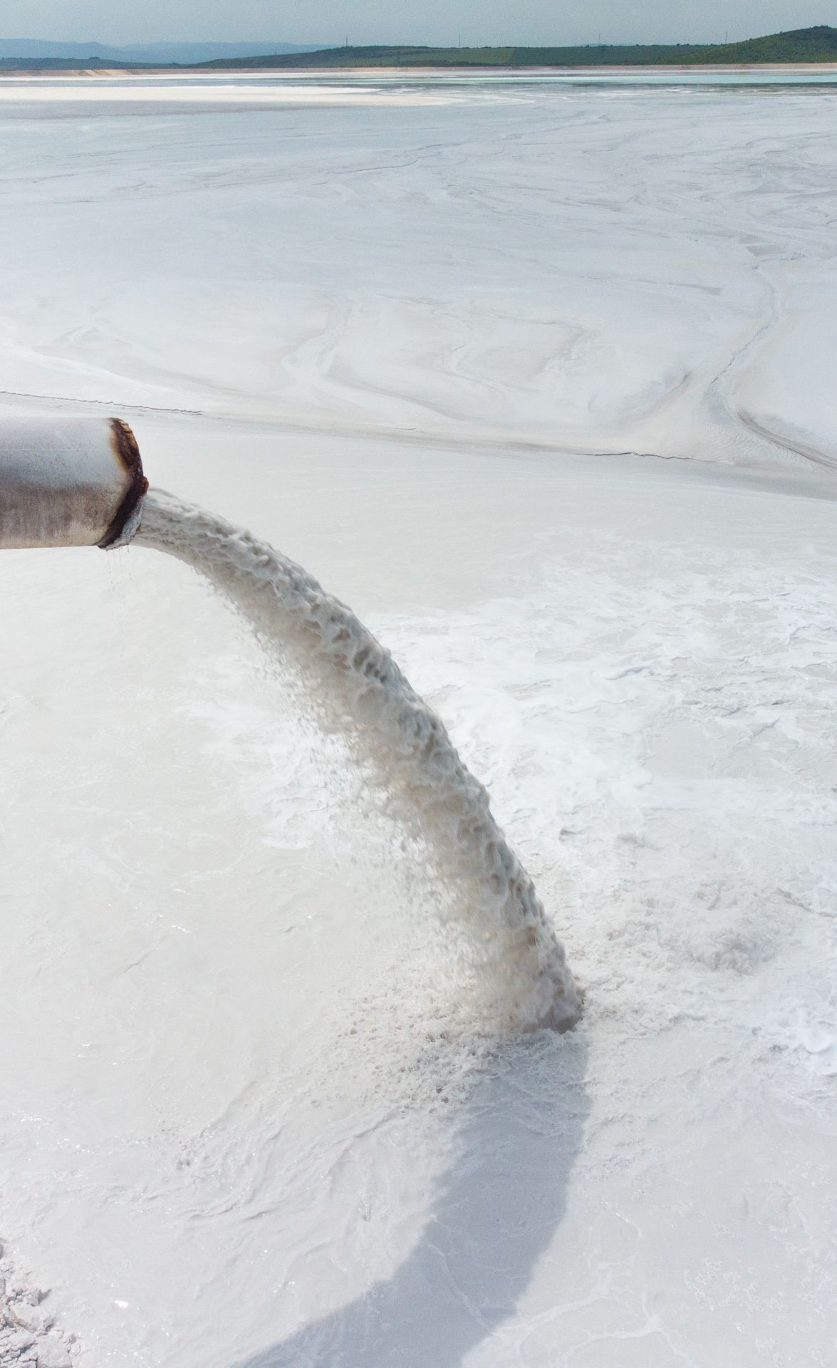 Effluent to Evaporation Pond