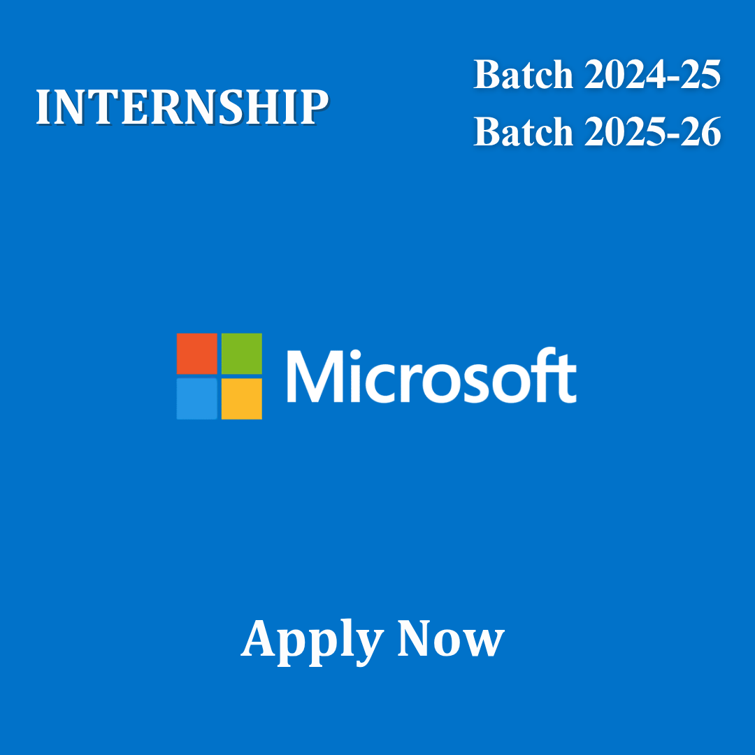 Company Name: Microsoft Internship 2026